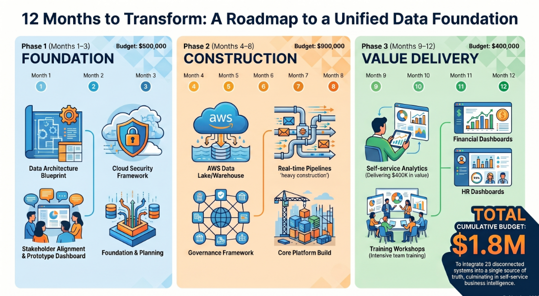 12-Month Implementation Timeline